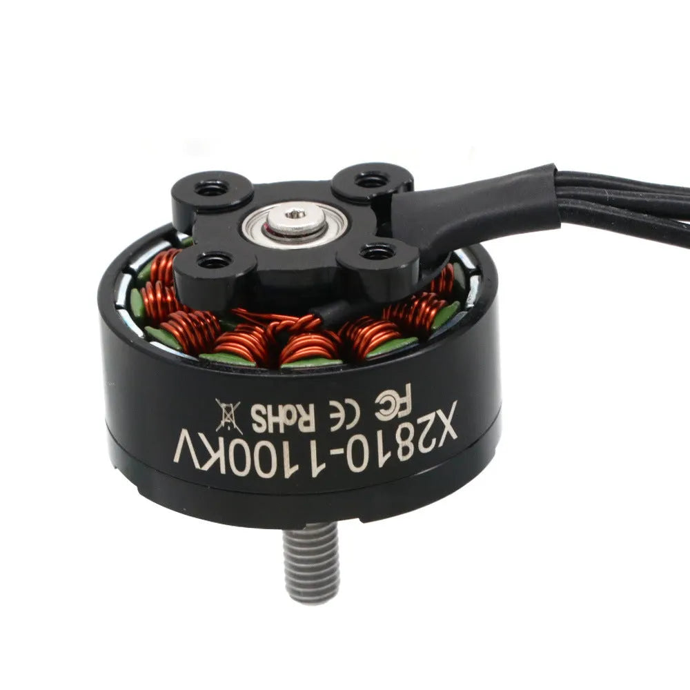 X2810 multi-axis RC aircraft motor with metal construction and multiple KV options