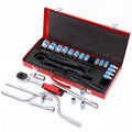 24-piece curved bow car repair wrench combination set with chrome vanadium steel tools