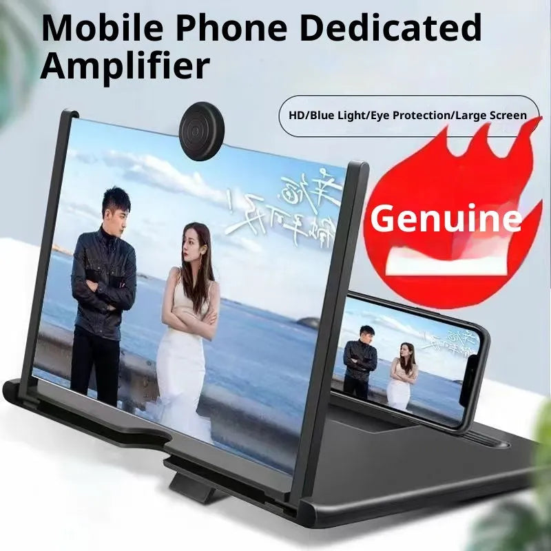 F3 10-inch desktop mobile phone screen amplifier in PP plastic with phone holder