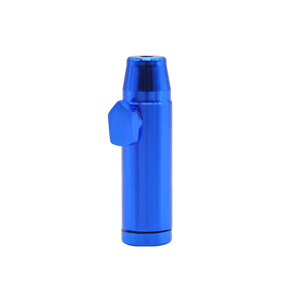 Aluminium alloy metal cigarette holder pipe with 53mm flat head in seven colour options