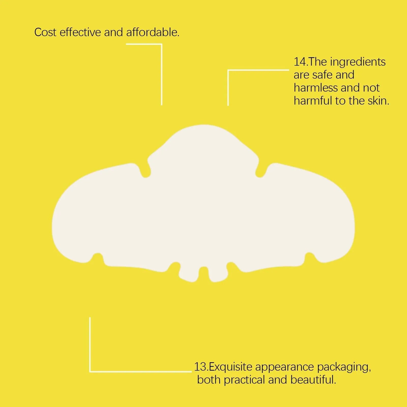 12 hydrocolloid nose patches for pore cleansing and acne treatment in individual packaging