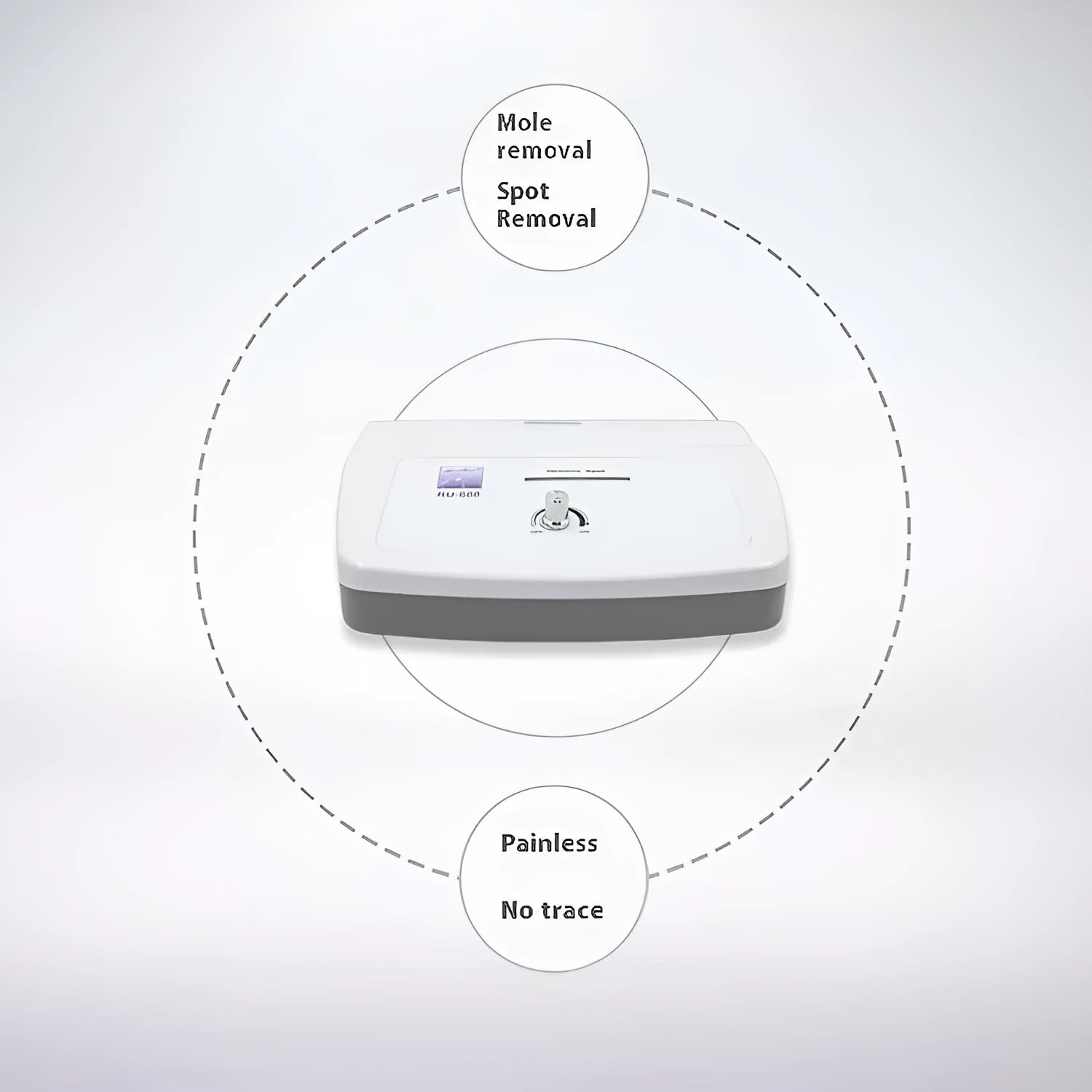 White commercial spot removal pen electronic beauty instrument for professional salon mole removal treatments