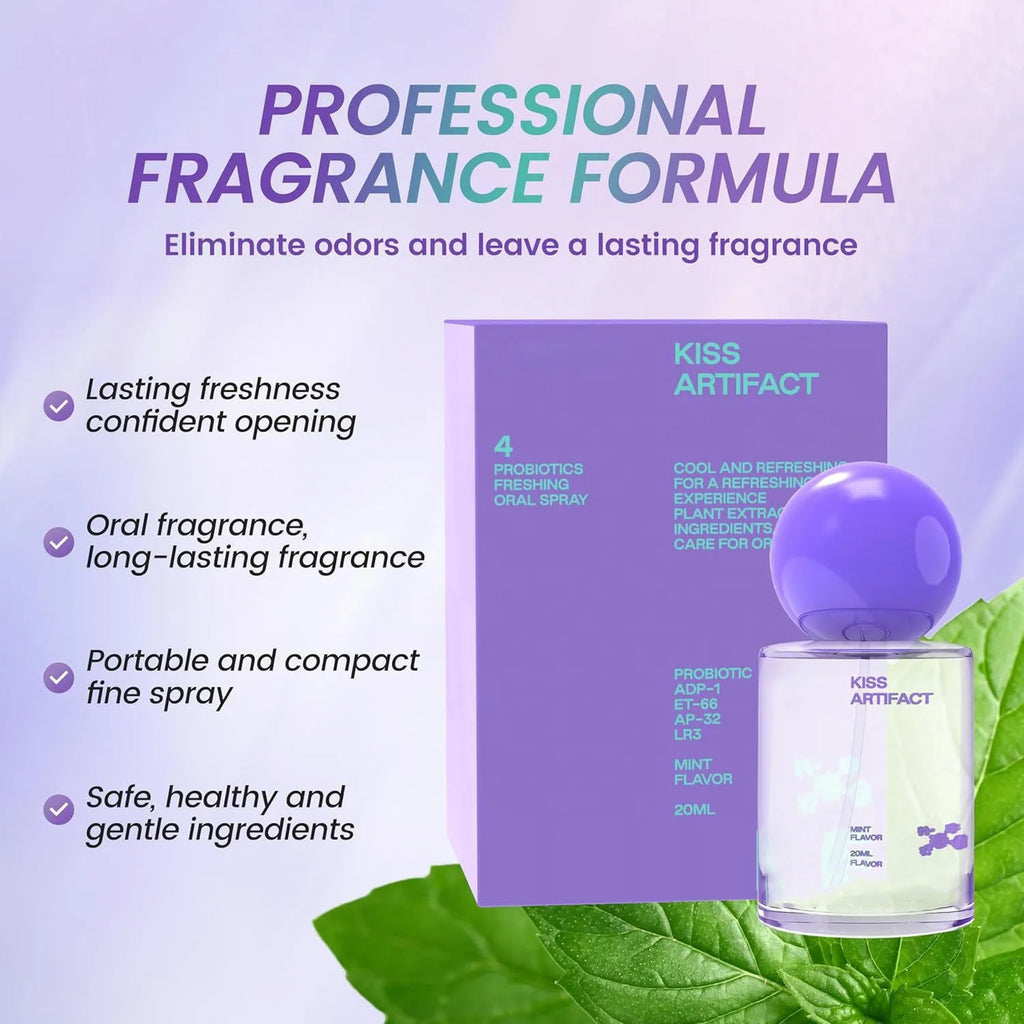 20ml oral probiotic spray bottle for portable hydration support