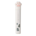 Cat paw mini folding scissors in four colours showing closed safety position and decorative handles