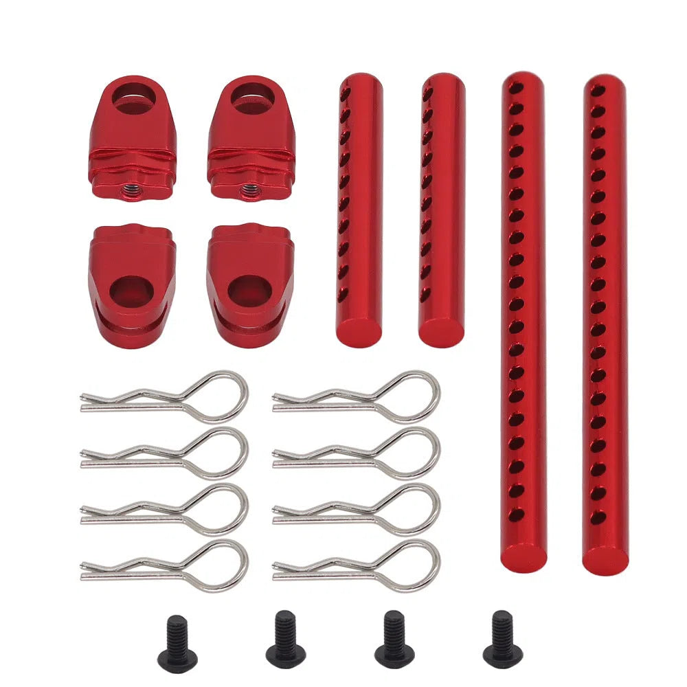 Blue aluminium alloy car shell column upgrade set for youth vehicle body panel