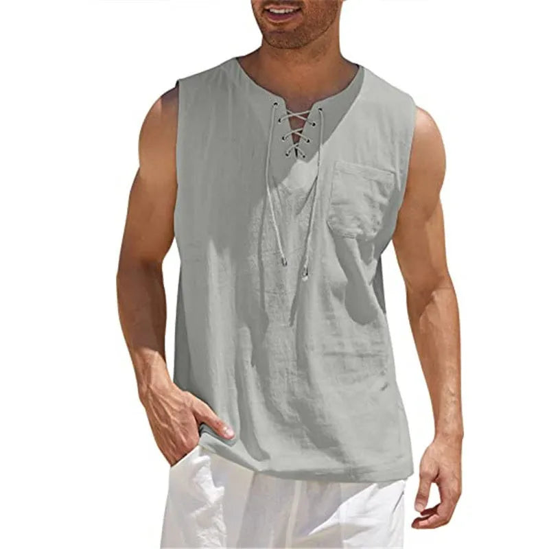 Men's slim fit acetate pullover sweater with a stand-up collar, shown in a dark grey colour.