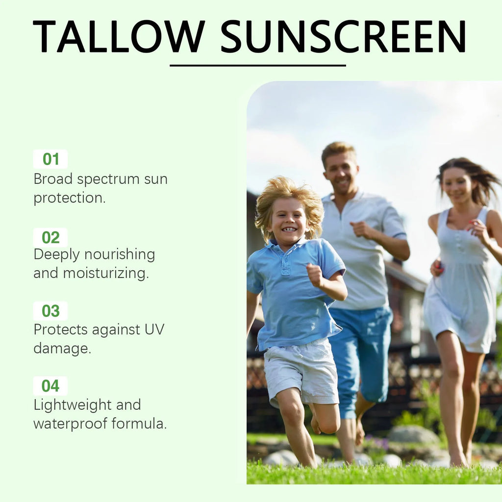 60g tube of refreshing, non-greasy facial sunscreen cream with hyaluronic acid.