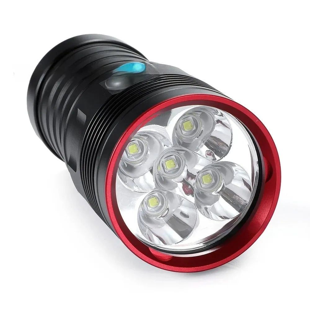 50W aluminium alloy LED flashlight, DX5S L2 single torch, 145x64x58mm, 450g, no battery or charger included