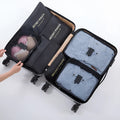 Cube travel luggage storage bag in 210D Oxford cloth for suitcase packing, available in multiple colours
