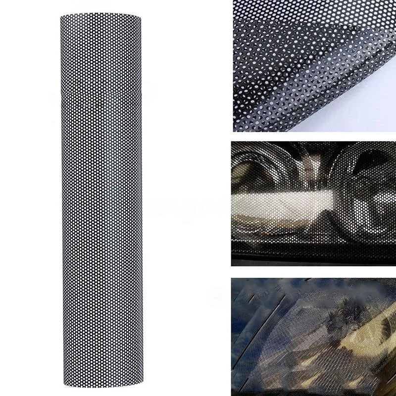 106cm by 30cm sheet of perforated automotive colour change adhesive film.