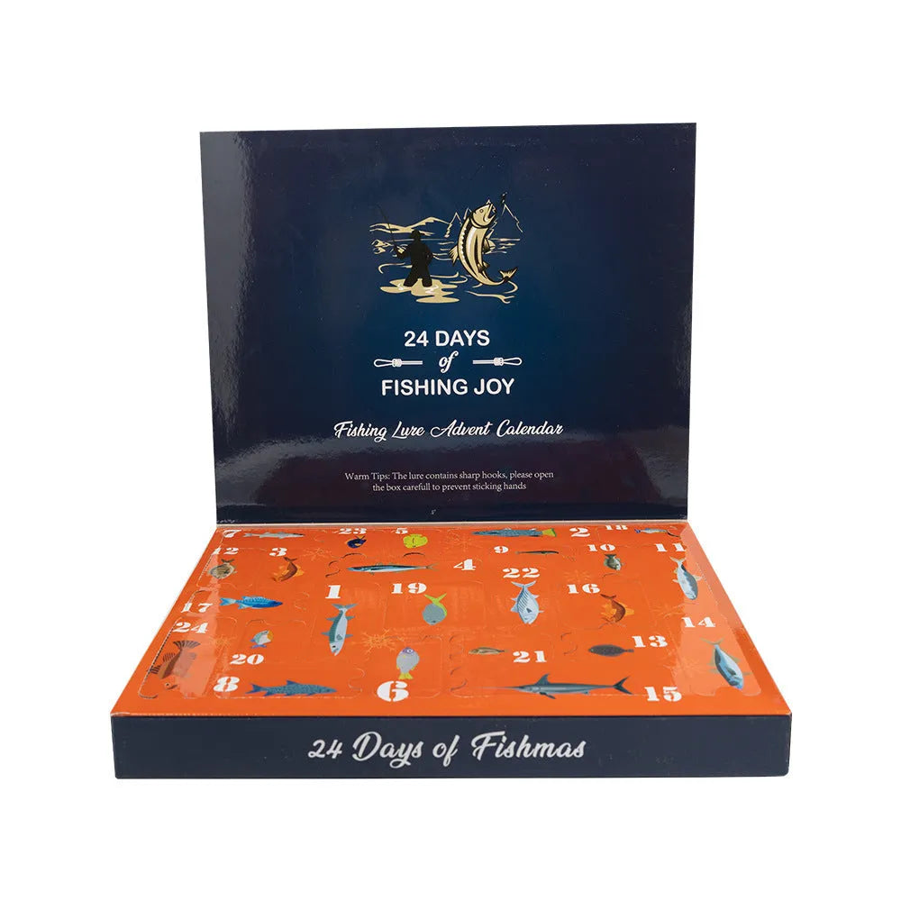 Mino Bog 24-piece metal fishing toy set in colourful 01 style, presented in a blind box.