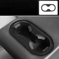 Car interior decorative film sticker kit showing dashboard and centre console pieces for automotive modification