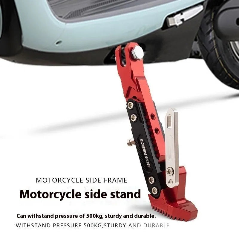 Aluminium alloy foot brace for electric car motorcycle anti-fall protection baked paint finish multiple colours