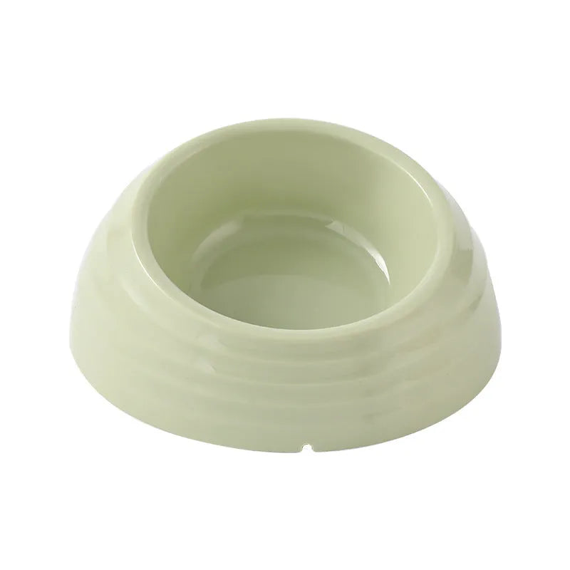 Stainless steel cat bowl feeder in beige, light green or brown colour options