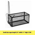 Automatic metal and plastic cage mousetrap for indoor mouse control, shown in large size.