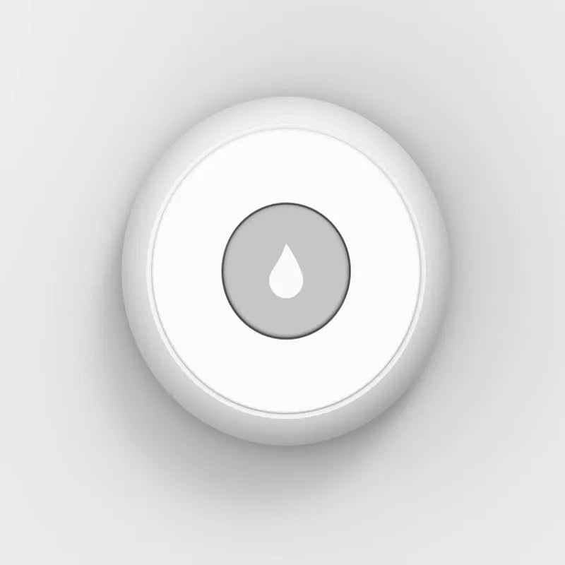 Smart wireless water leak detector with Zigbee technology for mobile app, SMS, and phone call alerts