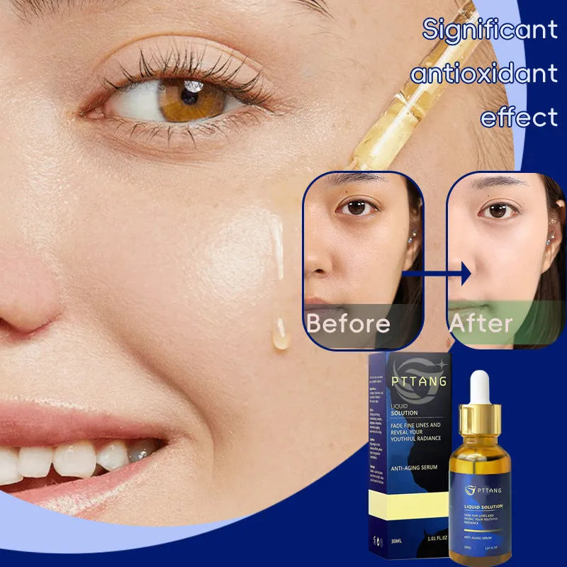 Glorious Facial Liquid moisturiser bottle measuring 10.1cm tall with 3.3cm square base
