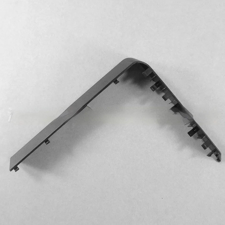 A black plastic hard drive bay cover for a 3.5-inch slot, shown alongside a white version.