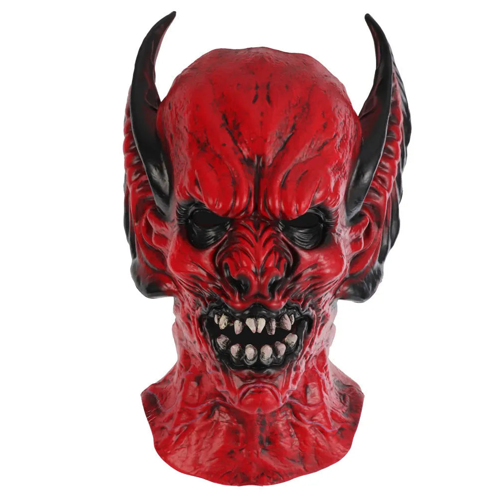 Red bat design RP foam party hood mask for Halloween and Christmas costume events