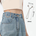 Iron scarf clip U-shaped Y-shaped steel ball clip in silver colour on fabric edge