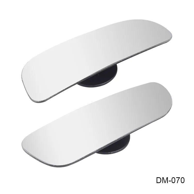Adjustable glass blind spot mirror for car rearview with adhesive installation