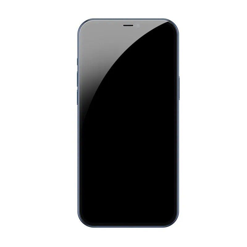 0.3mm black curved privacy tempered glass screen protector for iPhone 12 mini 5.4 inch with cleaning bag