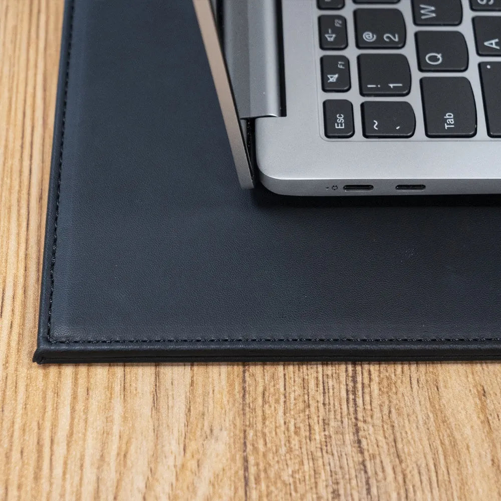 Anti-radiation printing tablet pad for desks in black, blue, green, and black gold colours