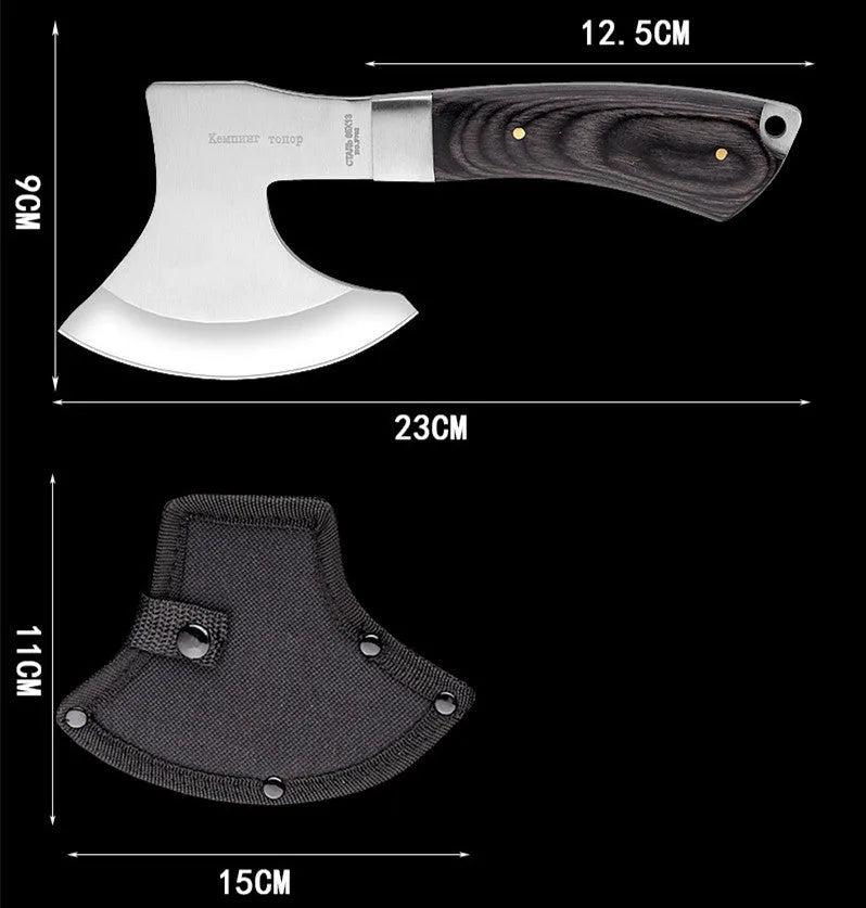 Outdoor Tactics stainless steel camping logging garden axe 57x36x28cm