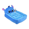 Cartoon-style washable pet bed for small dogs and cats in sofa design with winter-warm features