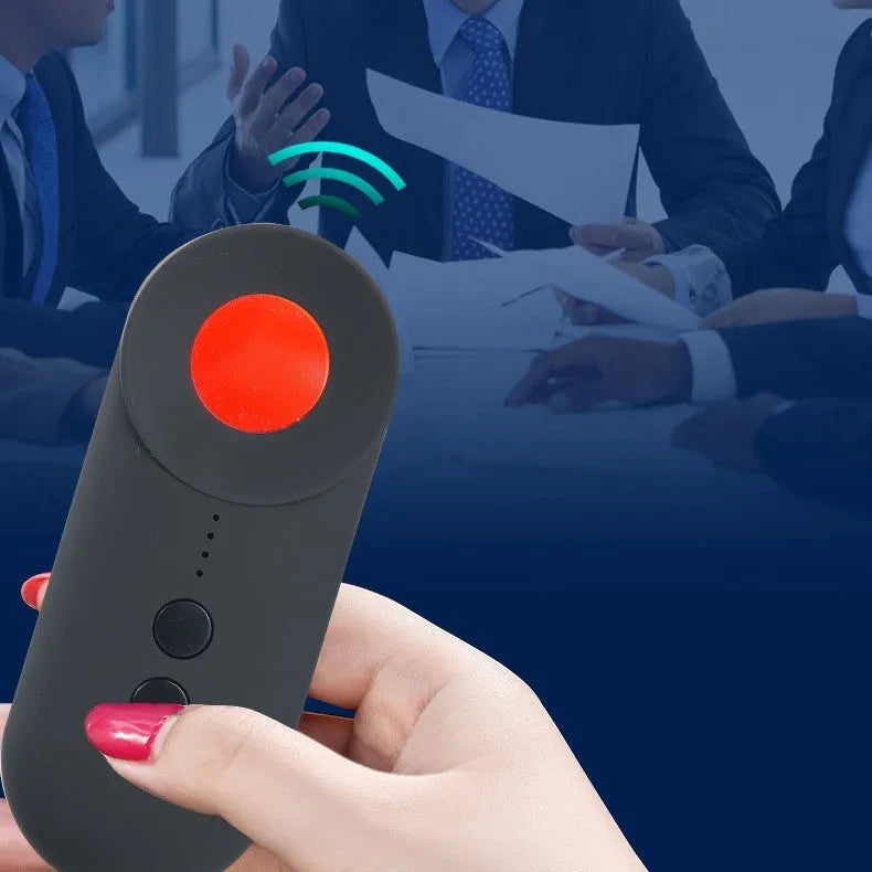 Black ABS plastic surveillance detector device for GPS, wifi signals, and hidden camera detection