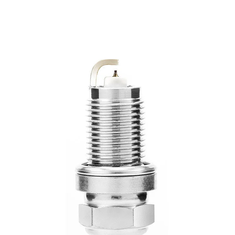 Iridium platinum spark plug with 14mm thread, 19mm screw length, 1.1mm gap and Hex 16 fitting in silver