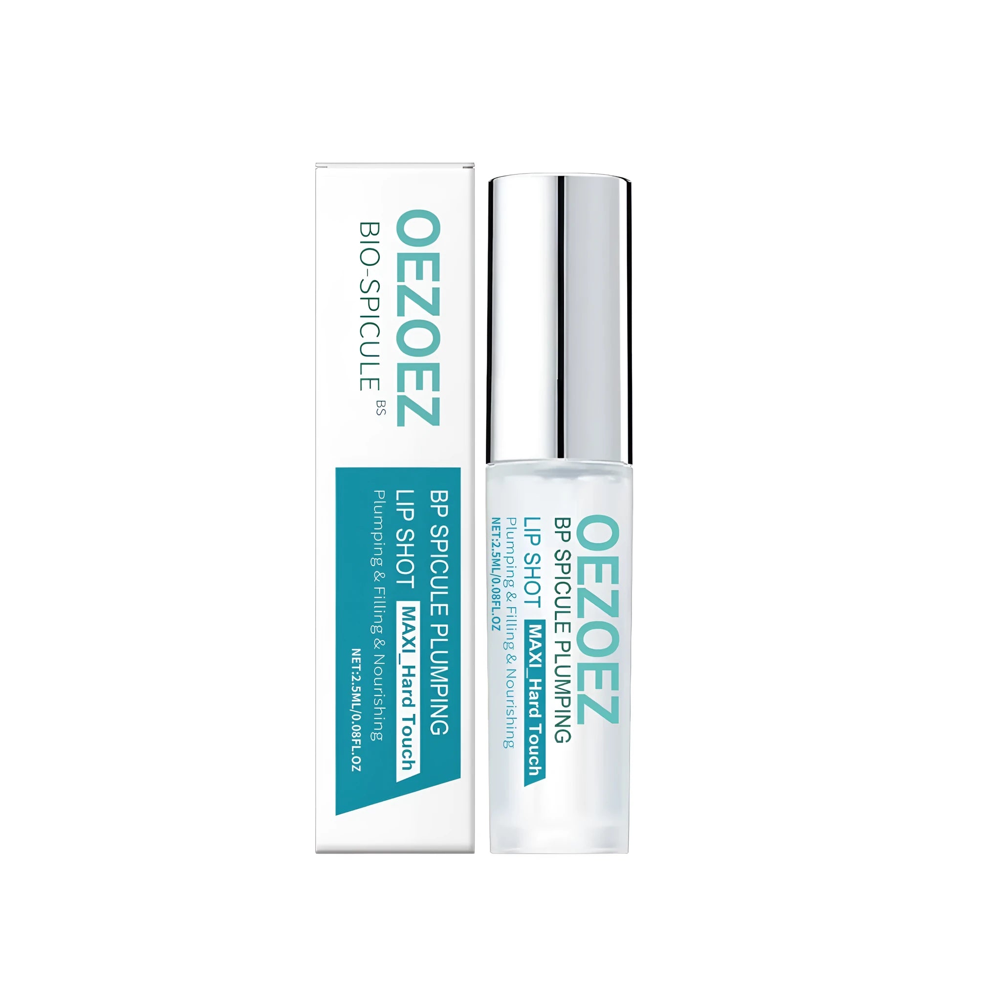 BP Spicule Plumping Lip Shot moisturising lip oil bottle, 2.5ml capacity