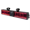 Personalized beach car strip Bluetooth audio belt system for golf carts and ATVs