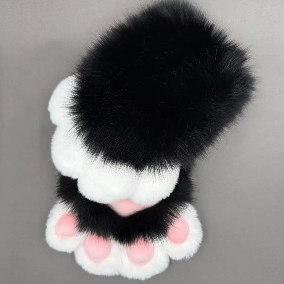 Animal claw cosplay gloves in various colours including pink, blue, green and yellow designs