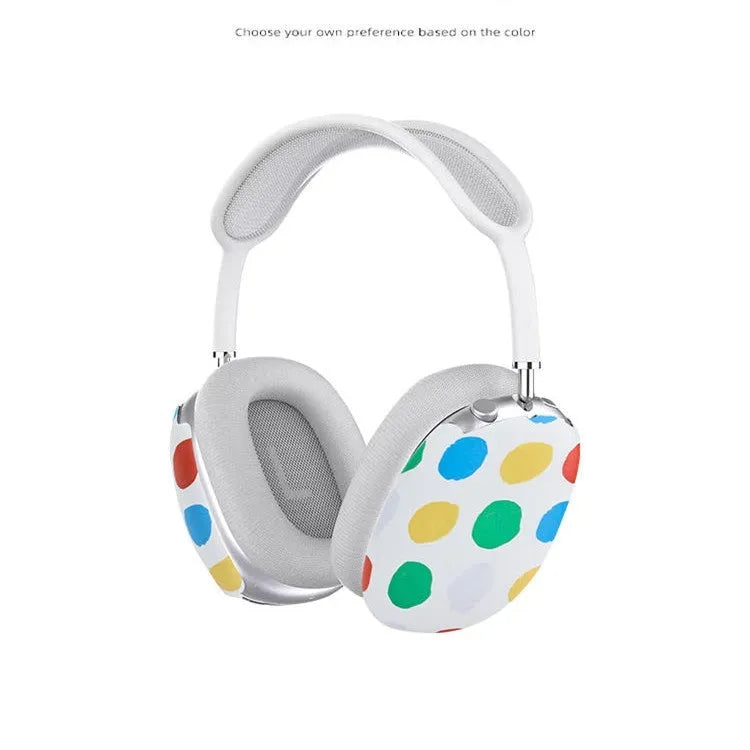 Wave point pattern silicone protective case for Apple AirPods Max headphones