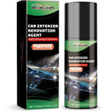 100ml automotive interior refurbishment agent in compact PET bottle measuring 3.8x3.8x14.8cm