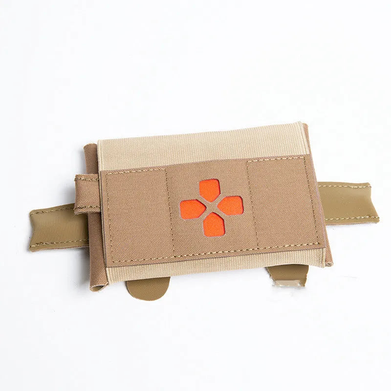 Nylon first-aid kit in CP camouflage colour with tactical design for outdoor emergency use