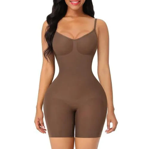 Plus size women's skinny hip raise belly contracting stretch sling one piece underwear in black