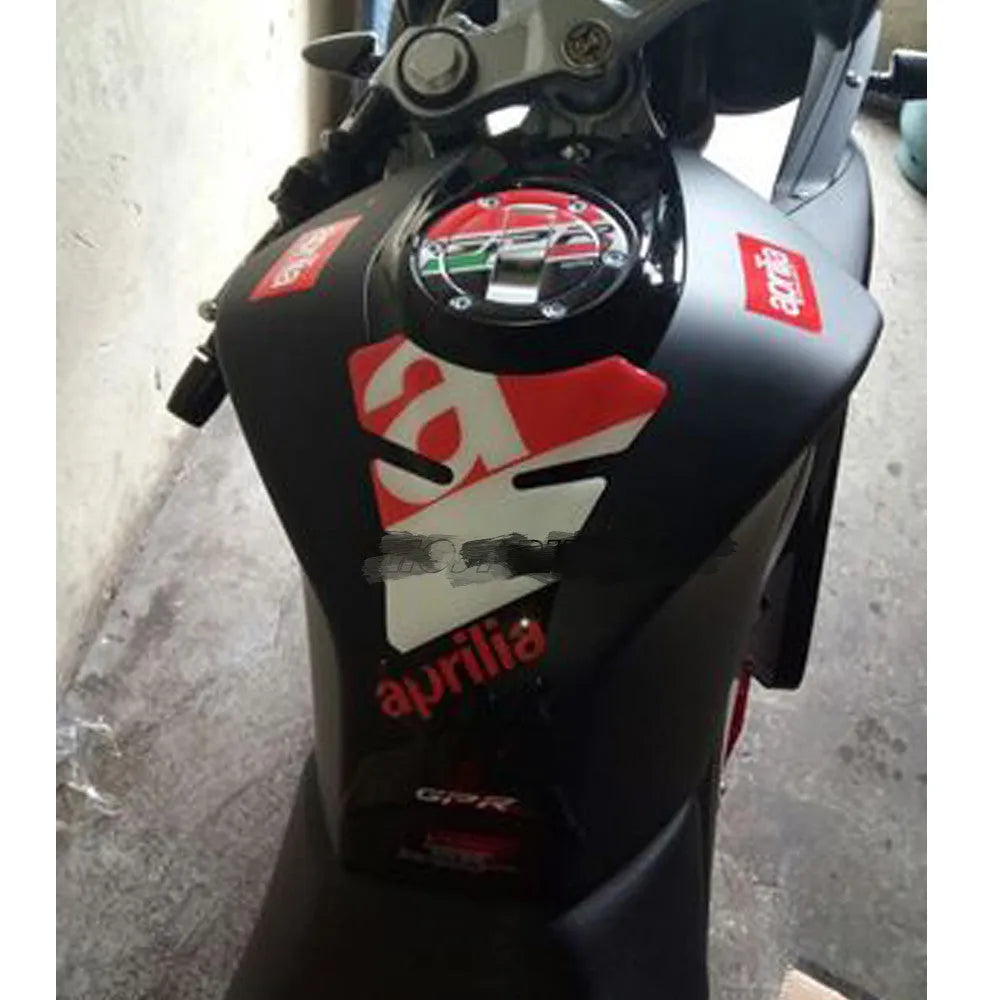 Motorcycle Apulia CR150 fuel tank sticker in black and green colour options for protective decal