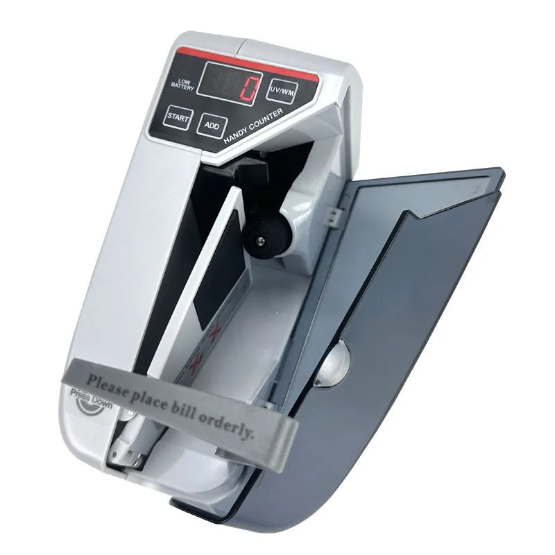 V31 foreign currency counting machine with purple light verification, LED display, 190x102x75mm, EU UK US plug options