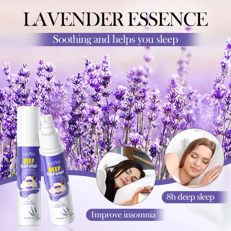 85ml fatigue relief sleep spray bottle for universal skin types