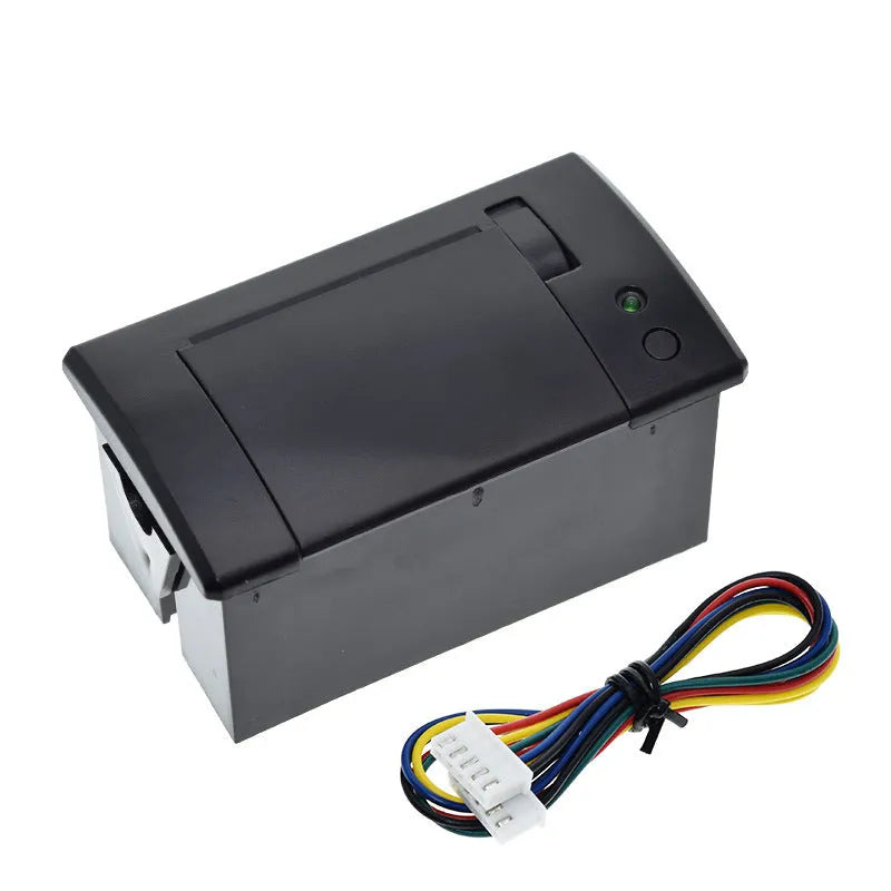 Black embedded micro thermal bill printer with TTL or RS232 serial port for single chip microcomputer