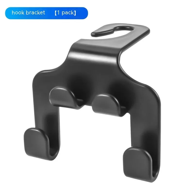 Car multifunction mobile phone holder hook with ABS construction showing bracket and hanging functions
