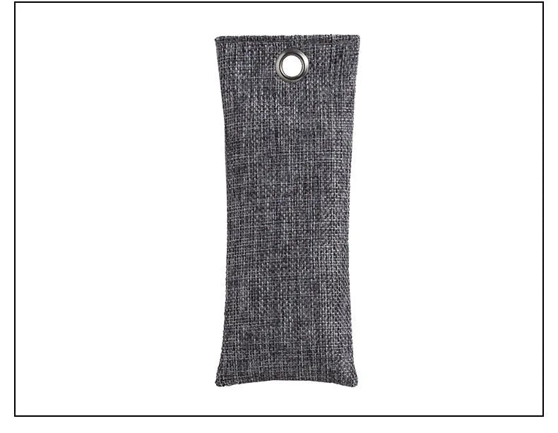 Black bamboo charcoal deodoriser bag for shoes and household odour absorption