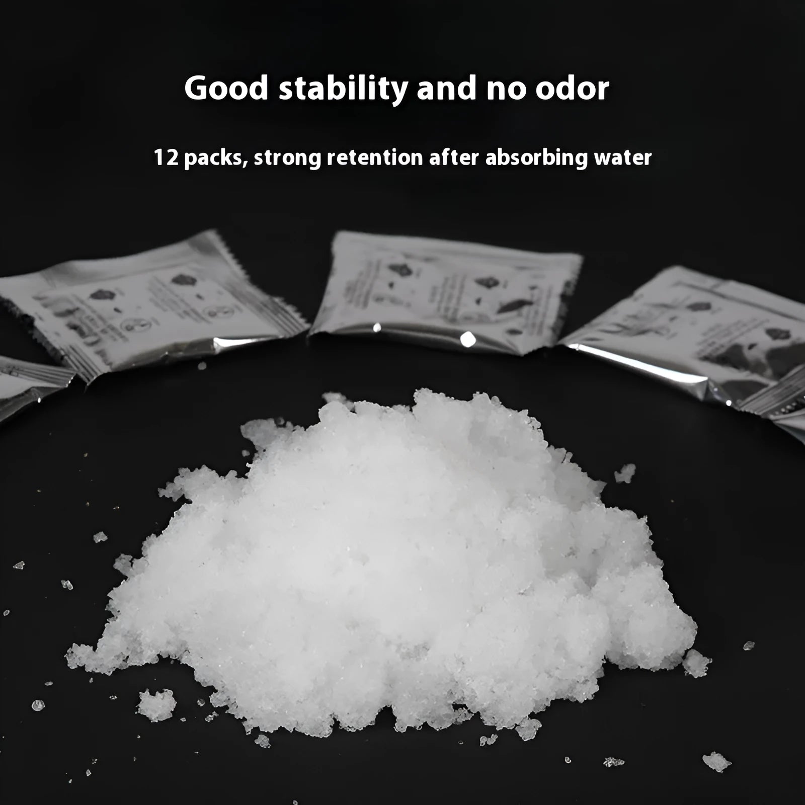 Disposable emergency urine bag kit with curing agent sachets and biodegradable garbage bags for travel.
