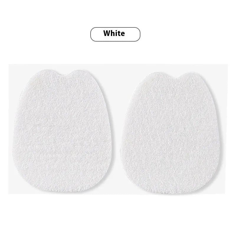 White thin felt shoe tongue protection stickers for anti-wear front palm coverage