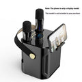 Bluetooth speaker outdoor karaoke with dual microphones in black colour
