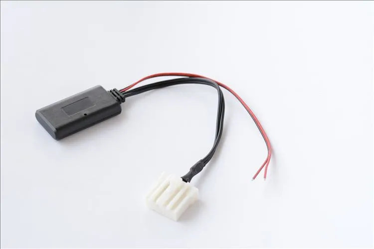 Black Bluetooth audio adapter cable for Mazda cars with AUX port, compatible with 2006+ models.
