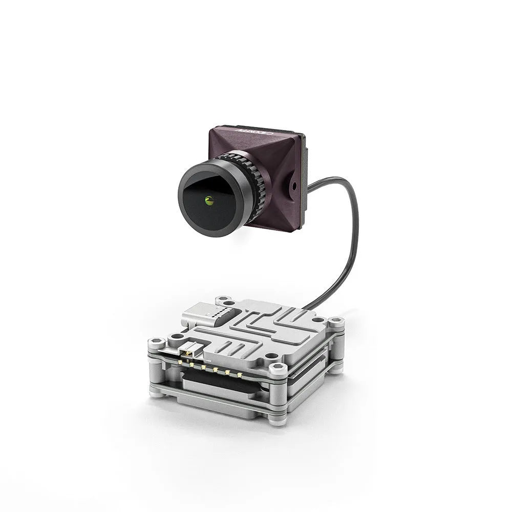 Caddx ADAPTS DJI FPV digital transmission machine with silver housing and Polar Vista module