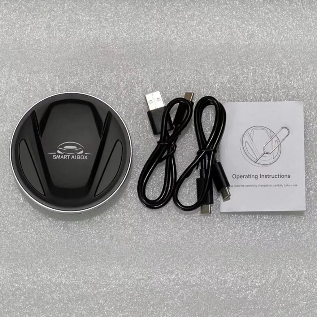 Original black CarPlay TBOX interface box for car DVD and Android systems with data cable
